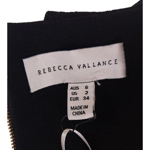 Rebecca Vallance St Barts Mini Dress Size 2 Black NWT $428 - Picture 12 of 16